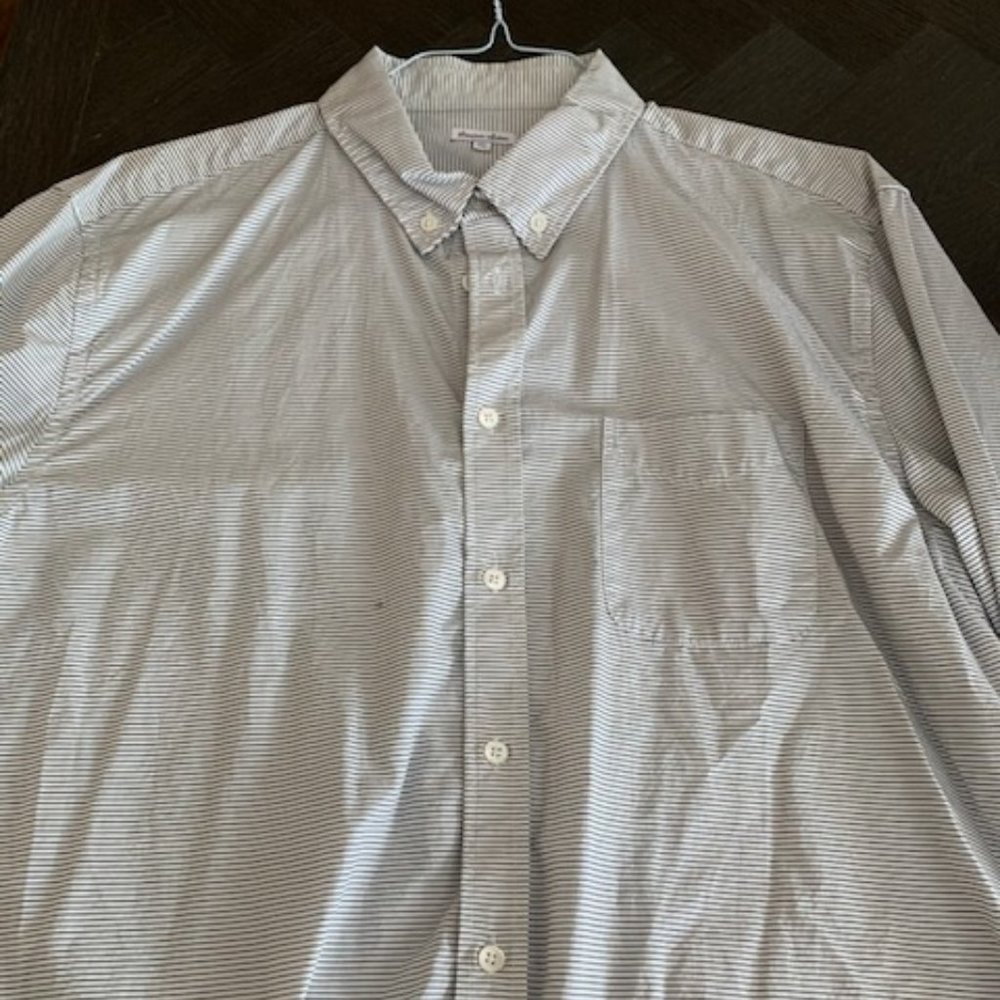Steven Alan Horizontal Striped Button Down  XXL